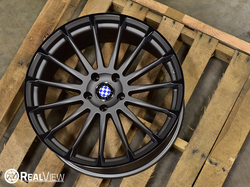 Bayren Aviatic 20x9 20 Matte Grey Gloss Black Wheels Rims 