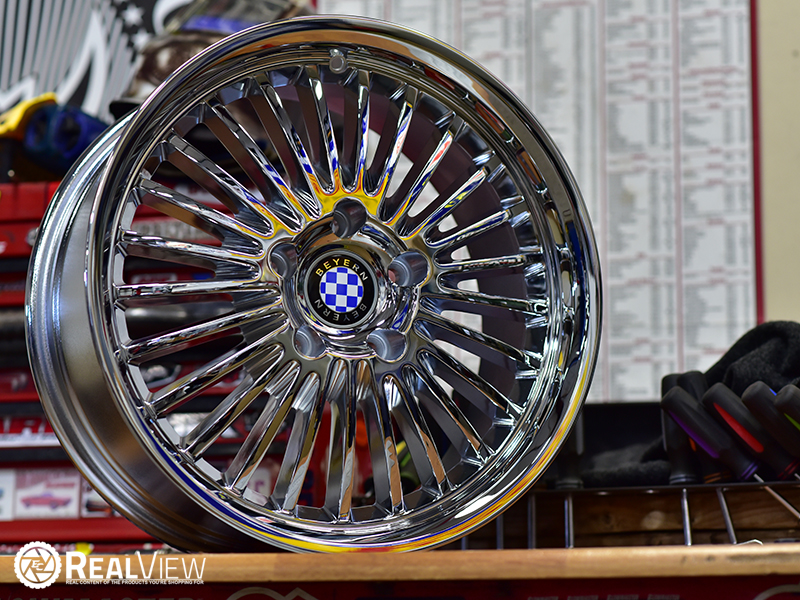 Beyern Multi Spoke 17x8 40 Chrome Wheels Rims 