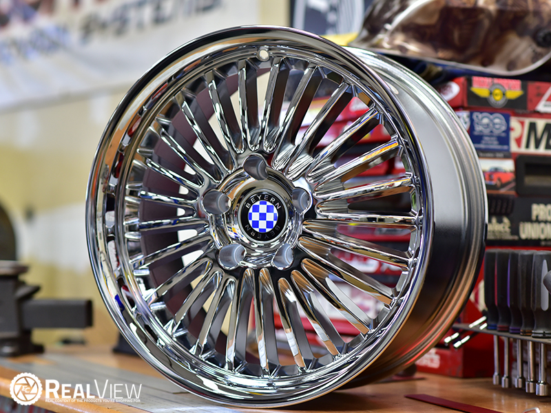 Beyern Multi Spoke 17x8 40 Chrome Wheels Rims 