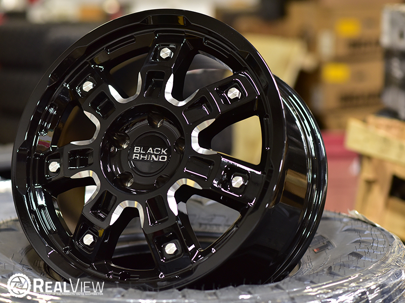 Black Rhino Locker 17x8 30 Gloss Black Milled Wheels Rims 