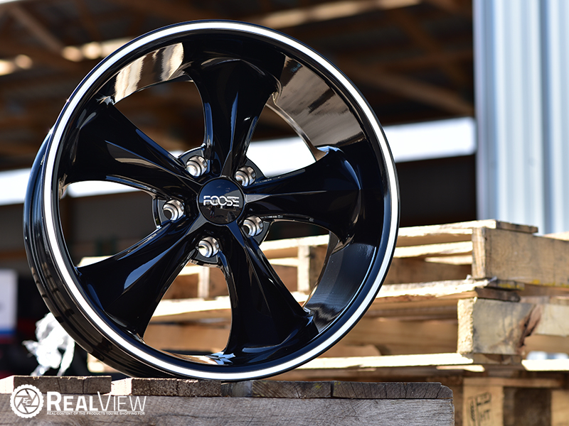 Foose F104 Nitrous Gloss Black Machined 