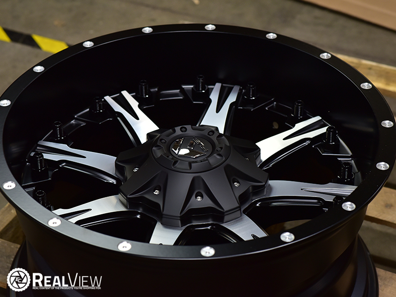 Fuel D541 Nutz 20x10 24 Matte Black Machined Face Wheels Rims 