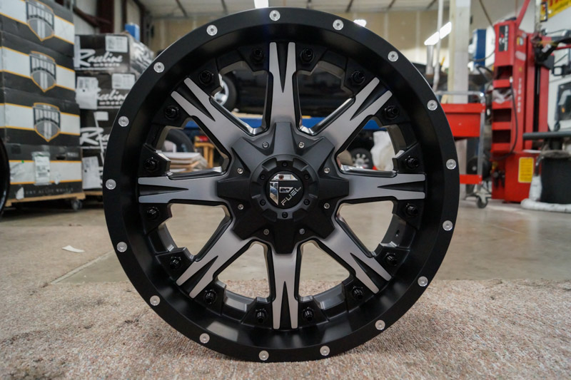 Fuel Off Road Nutz D541 20x9 8 Lug Matte Black Machined Wheels Rims .JPG