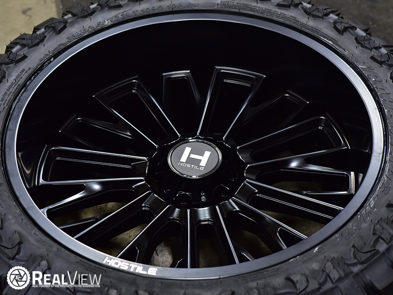 Hostile Fury 22x10 44 Asphalt Wheels Rims 