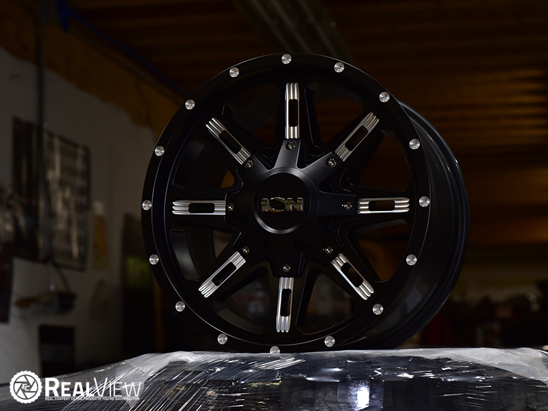 Ion 184 17x9 Satin Black Milled Wheels Rims 