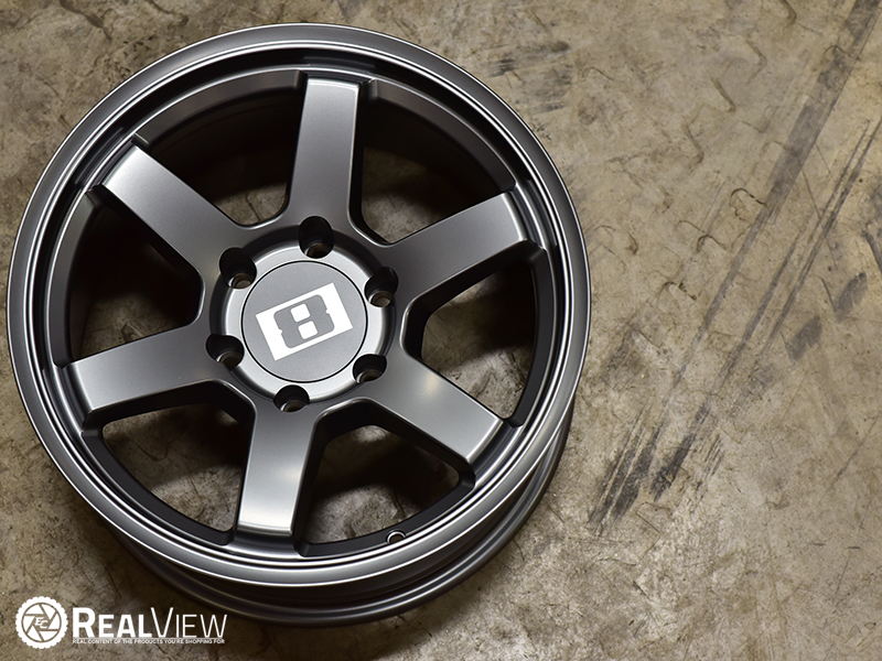 Level8 Mk6 17x8 12 Matte Gunmetal Wheels Rims 