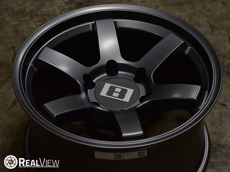 Level8 Mk6 17x8 12 Matte Gunmetal Wheels Rims 