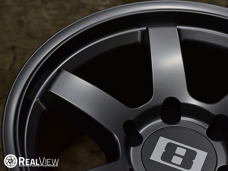 Level8 Mk6 17x8 12 Matte Gunmetal Wheels Rims 