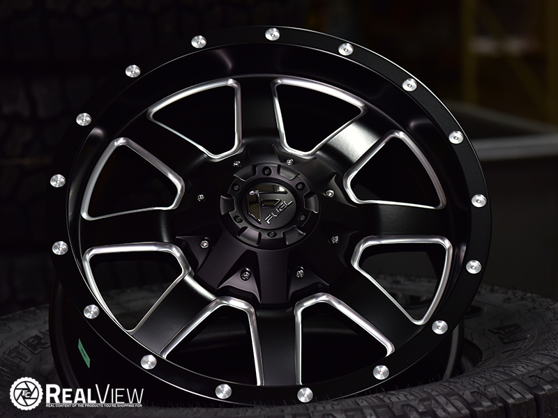 Maverick Black Milled Edge 17x8 5 25 Wheels Rims 