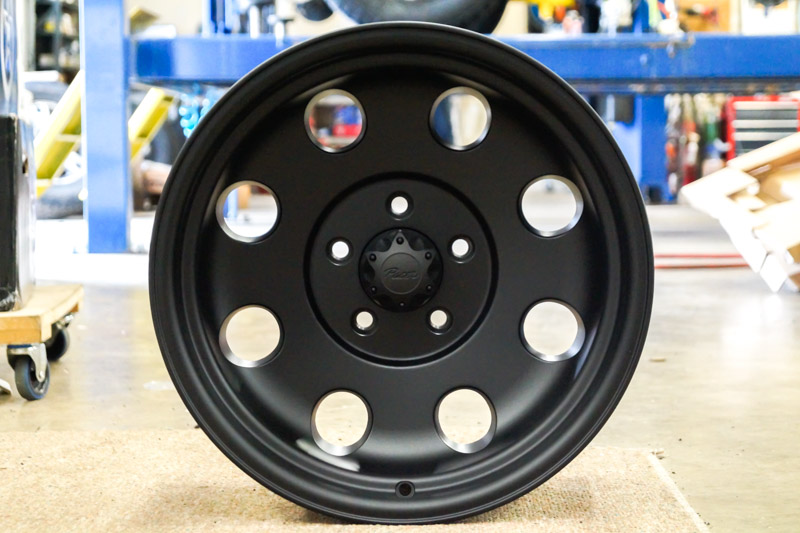 Pacer 164b 17x9 5 Lug Matte Black Wheels Rims .JPG