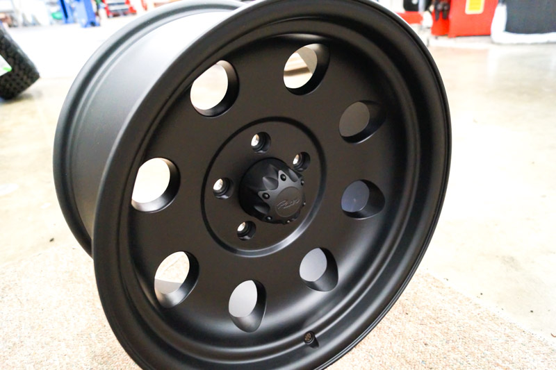 Pacer 164b 17x9 5 Lug Matte Black Wheels Rims .JPG