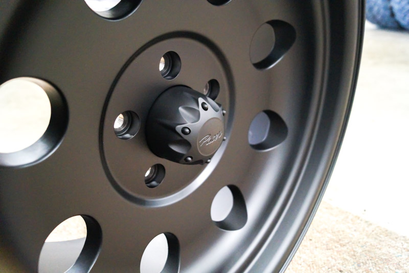 Pacer 164b 17x9 5 Lug Matte Black Wheels Rims .JPG