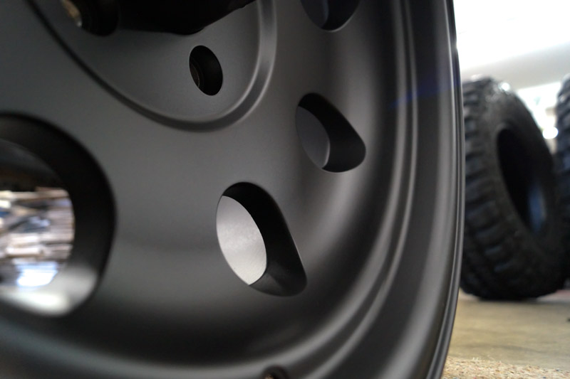 Pacer 164b 17x9 5 Lug Matte Black Wheels Rims .JPG