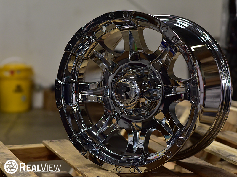 Raceline Raptor 983 17x9 0 Off Chrome Wheels Rims 