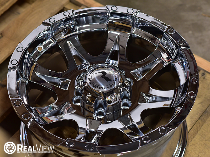 Raceline Raptor 983 17x9 0 Off Chrome Wheels Rims 