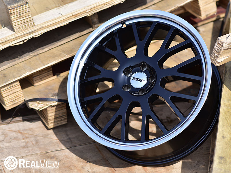 Tsw Tremblant 19x8 35 Gloss Black Cut Lip Wheels Rims 