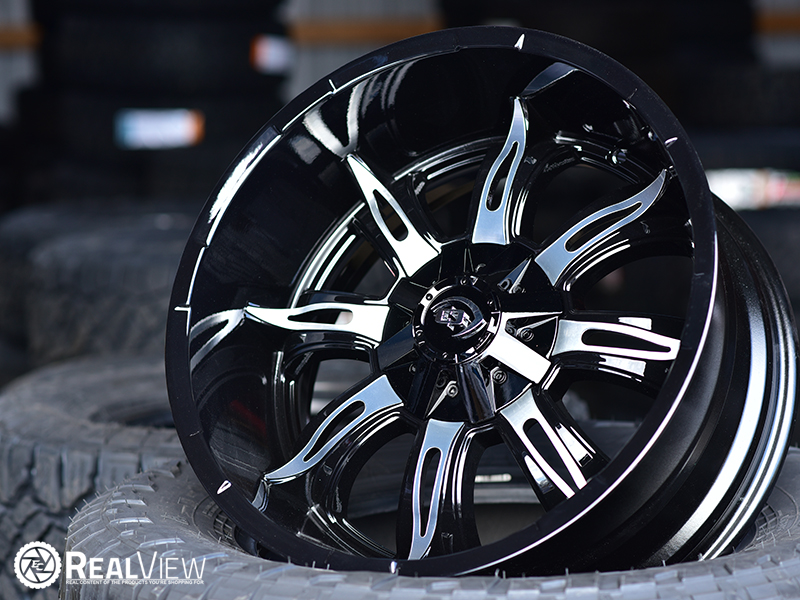 Vision 423 Manic 20x10 25 Gloss Black Machined Wheels Rims 