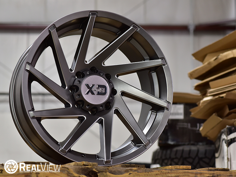 Xd834 Satin Grey Milled 22x10 18 Wheels Rims 