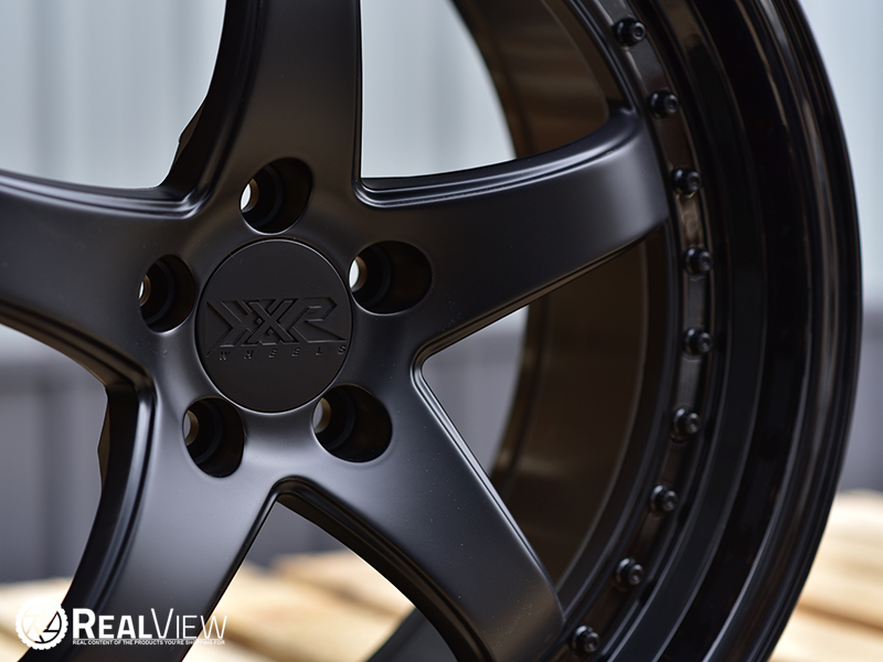 Xxr 565 18x8 5 35 Flat Black Gloss Black Lip 