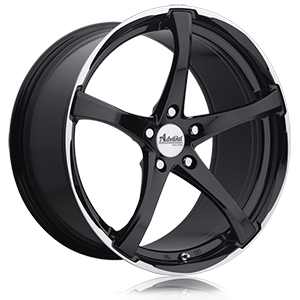 Advanti Racing Denaro 73 Matte Black W Black Undercut