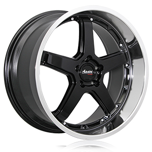 Advanti Racing Traktion 61 Gloss Black W Mirror Machined Lip