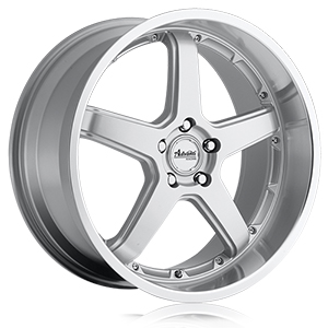 Advanti Racing Traktion 61 Gloss Silver W Mirror Machined Lip