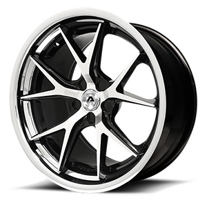 Adventus AVS-3 Gloss Black Machined W/ SS Lip