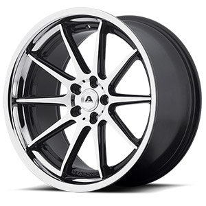 Adventus AVS-4 Gloss Black Machined W/ SS Lip