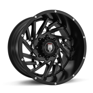 American Truxx Web AT161 Black W Milled Spokes