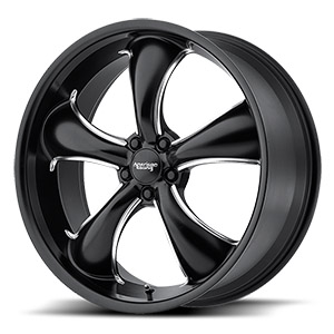 American Racing TT60 AR912 Satin Black W/ Milled Spokes