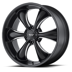 American Racing AR914 Satin Black W/ Milled Spokes