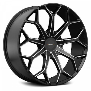 Cavallo CLV-22 Gloss Black Milled