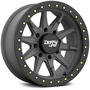 Dirty Life DT-2 Matte Gunmetal W/ Simulated Beadlock