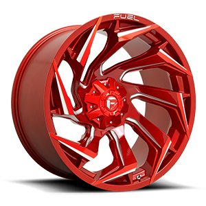 Fuel Offroad D754 Reaction Candy Red Milled