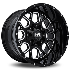 Hardrock H705 Gloss Black Milled