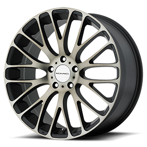 KMC KM693 Maze Satin Black W/ Machined Dark Tint