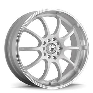 Konig Lightning 26 Gloss White W/ Machined Lip