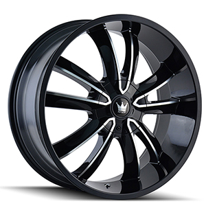 Mazzi Obsession 366 Gloss Black W/ Machined Face