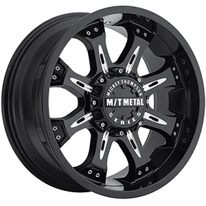 Mickey Thompson Metal MM-164 Gloss Black W/ Milled Spokes