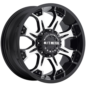 Mickey Thompson Metal MM-164 Gloss Black W/ Machined Face