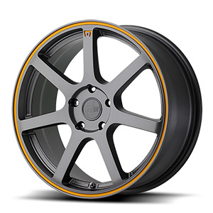 Motegi Racing MR132 Matte Gray W/ Orange Stripe