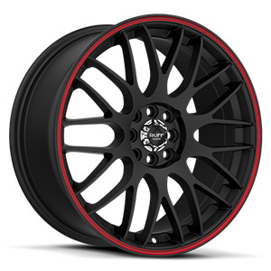 Ruff R355 Black W Red Stripe