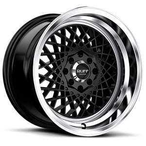 Ruff R362 Satin Black W/ Machined Lip