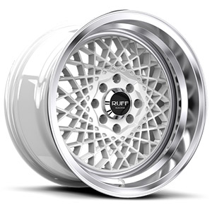 Ruff R362 White W/ Machined Lip