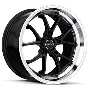 Ruff R958 Satin Black W/ Machined Lip