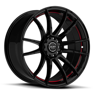 Ruff R959 Satin Black W/ Red Undercut