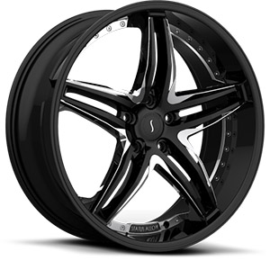 Status Haze S837 Gloss Black W/ Chrome Inserts
