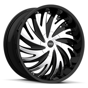 Status Hurricane S836 Gloss Black W/ Chrome Inserts