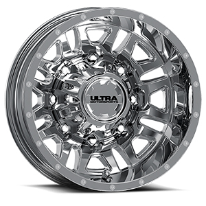 Ultra Hunter Dually Front Chrome 8 Lug