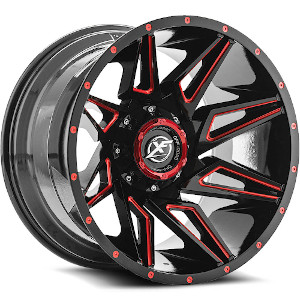 XF Offroad XF-218 Black Red Milled